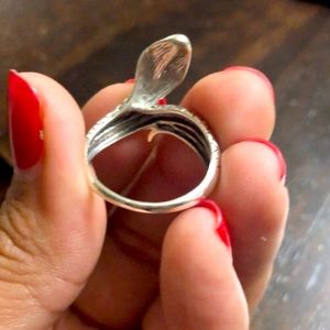 Sterling Silver Snake Ring